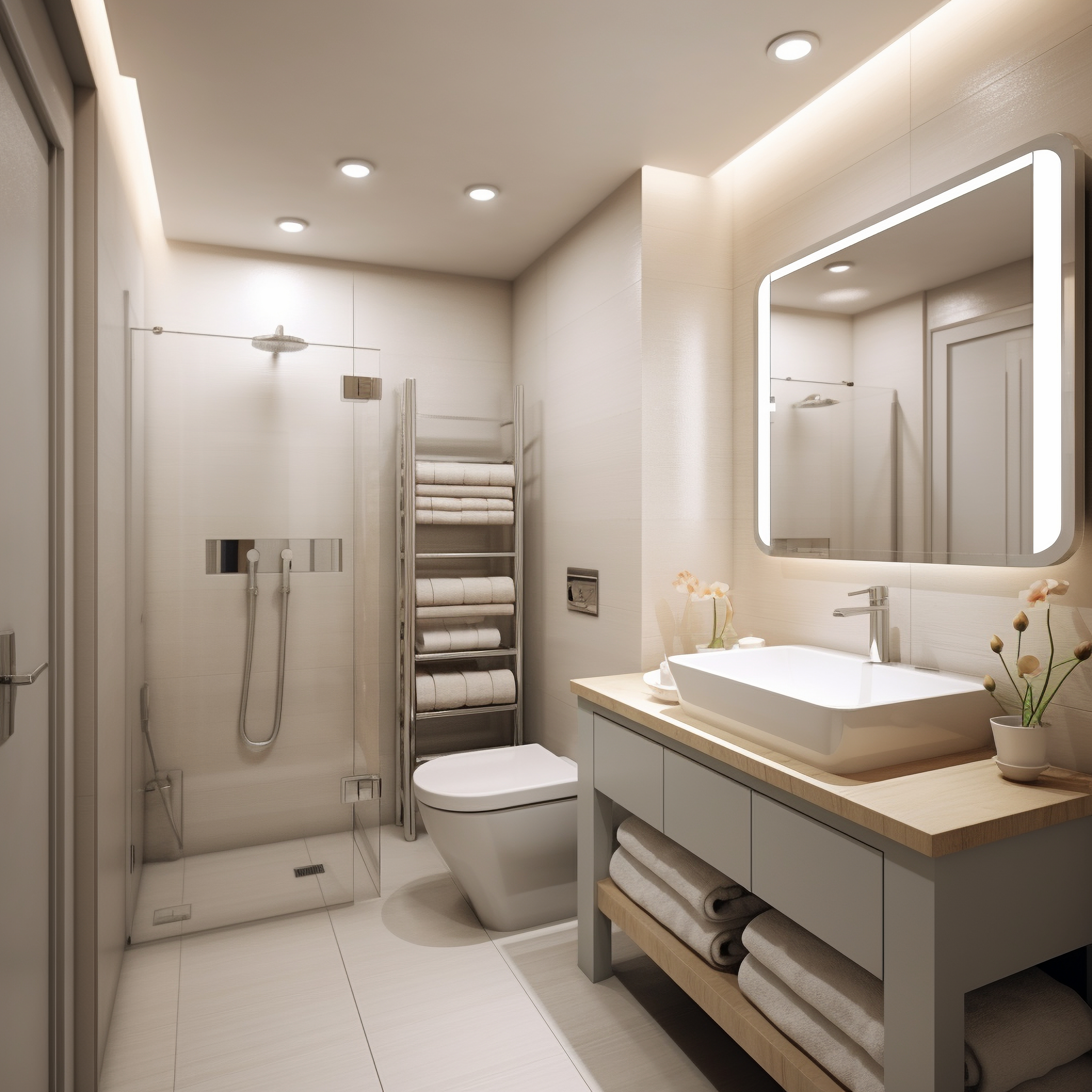 Bathroom Fixtures and Lighting